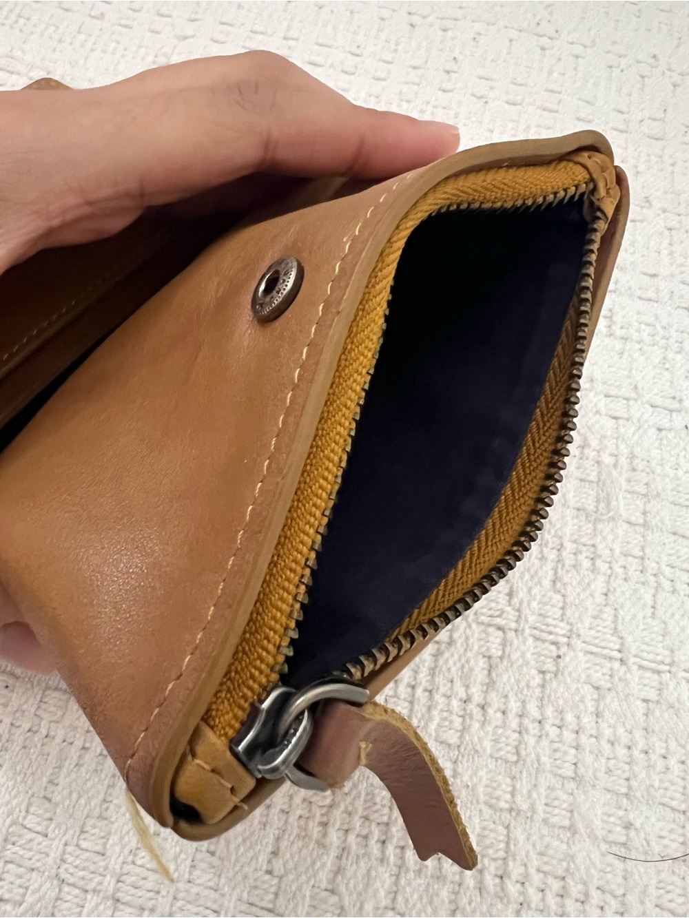 french brand ‘nat&nin’ leather card wallet